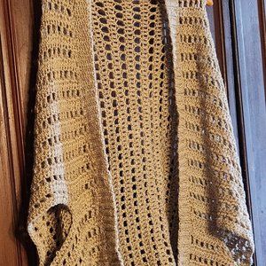 Beautiful handmade Tan Shrug